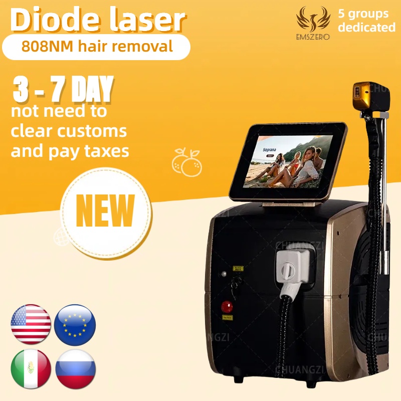 Industrial Laser Hair Removal Machine - Mesin Penghilang Bulu Laser Diode Titanium