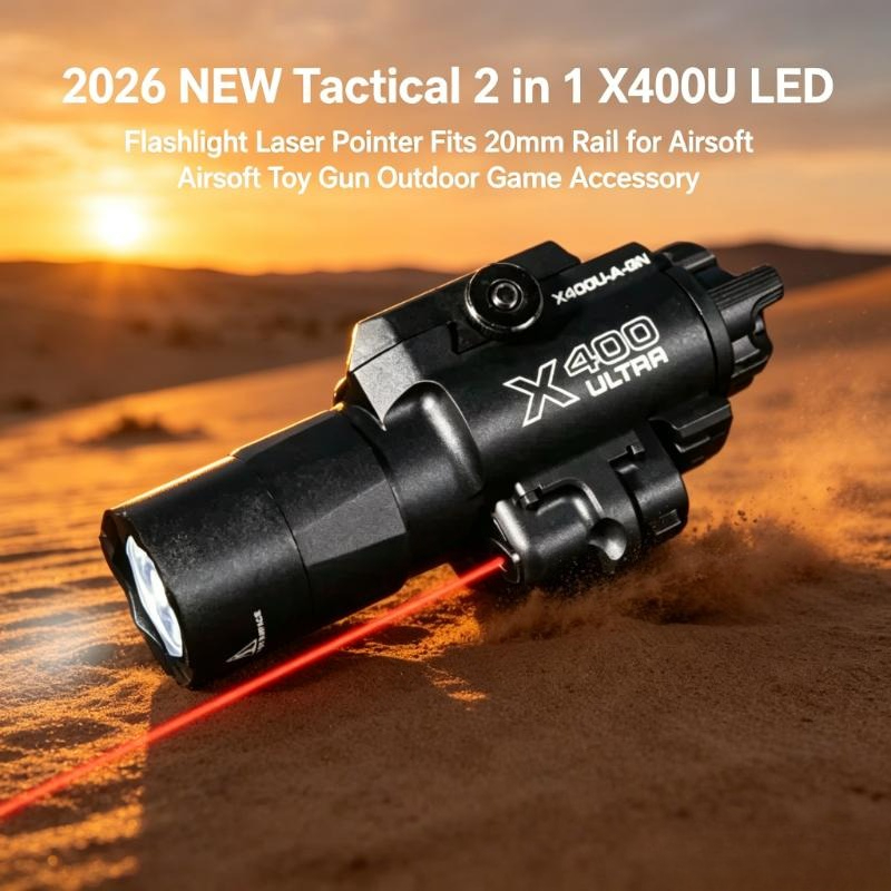 Industrial Green Laser - 2026 Lampu LED Taktis X300U Baru
