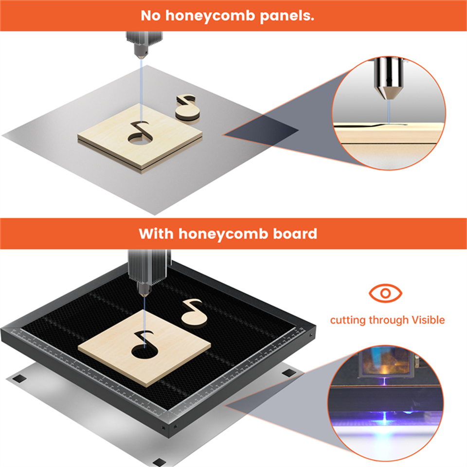 Meja Kerja Laser Panel Sarang  - Industrial Laser Tool ulasan dan harga