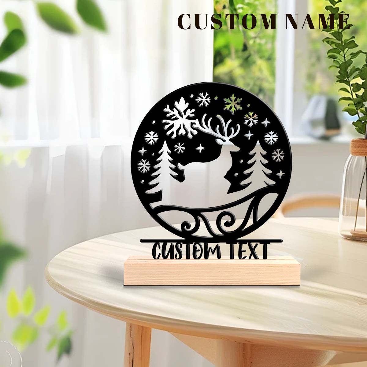 1 buah Ornamen Meja Besi yang  - Desktop Laser Engraver ulasan dan harga
