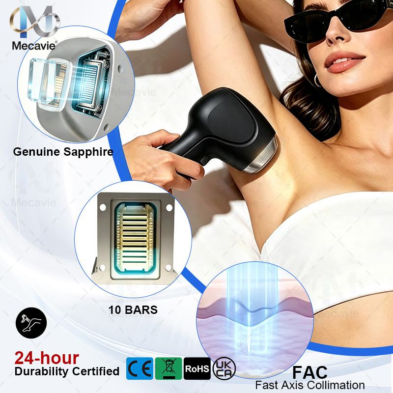 2In1 5000W Soprano Titanium Ic - Industrial Laser Hair Removal Machine ulasan dan harga