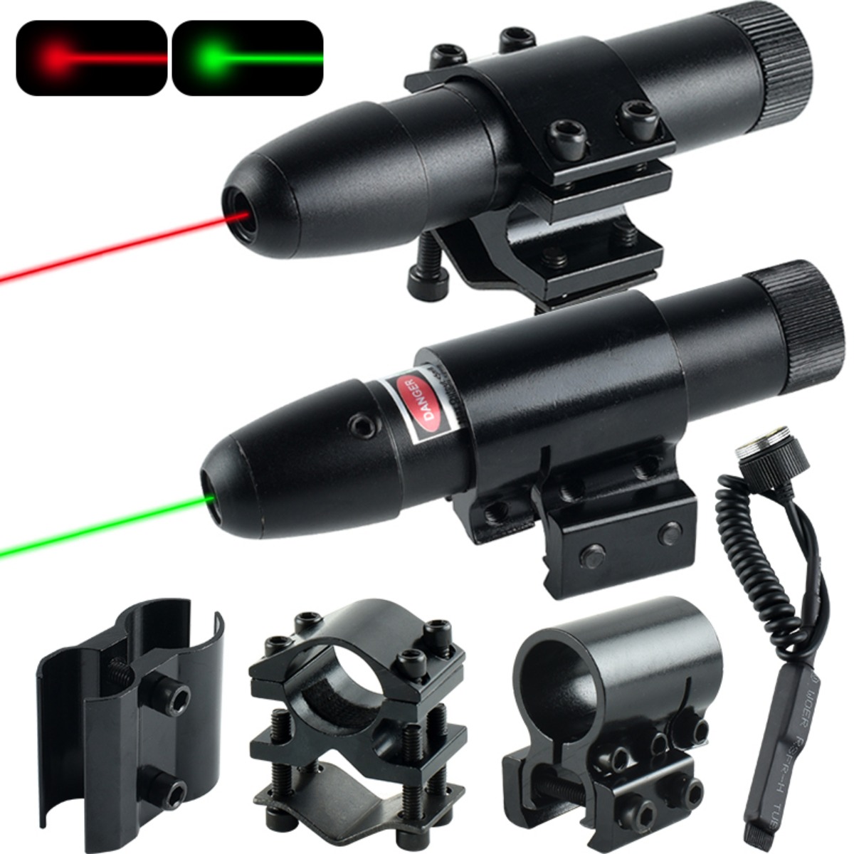 Laser Sight Scope Taktis Merah - Industrial Green Laser ulasan dan harga